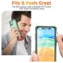 ESR Air Armor Case Compatible with iPhone 11 [Shock-Absorbing] [Scratch-Resistant] [Military Grade Protection] Hard PC + Flexible TPU Frame, for 6.1-Inch, Transparent Dark Green