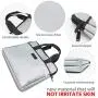 Premium Fireproof Document Bag with Three Zippers, Silicone Glass Fiber Wont Cause Itching. Big 15.3x12.6x2.9 Inches Withstands Intense Heat to 2,192 Degrees. Water Proof, Convenient Handles