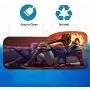Gaming Mouse Pad Professional Curved Extended Size Large Computer Laptop Keyboard Desk Mat Waterproof Mousepad with Stitched Edges Anti Slip Rubber Base for School Office Home (Chandra and Liliana)