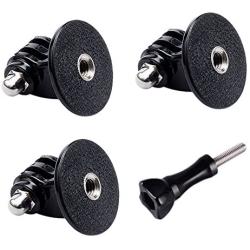 Suptig Tripod Mount Adapter for Gopro Hero 8 Hero 7 Hero 6 Hero 5 Hero 5 Session Hero 4 Hero 3+ Hero 3 Hero 2 Hero 1 Cameras and Sjcam Xiaoyi Cameras, RSX-03