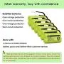 iMah Ryme B2-1 BT-800 BT-8001 BT-8300 BT-1011 BT-1018 BT-1022 BT184342 BT18433 Battery Compatible with AT&T CL80109 EL51109 SL82000 TL90078 Vtech CS6209 CS6219 CS6229 DS6121 DS6221 DS6221 (Pack of 6)