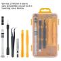 Screwdriver Set, Trekoo 110 in 1 Precision Screwdriver Repair Tool Kit Magnetic Driver Kit Professional Repair Tool Kit for iPhone X, 8, 7 / Cellphone/Computer/Tablet/PC/electronic etc (Yellow)