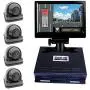 Weivision 1080P FHD 360 Degree Bird View Surround Panoramic View Car Vihicle DVR Camera System Kit for Fire Engine/Bus/School Bus/Truck/Semi-Trailer/Box Truck/RV + 7inch HD Display …