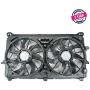 Focreedy GM1101 Replacement Dual Radiator & Condenser Cooling Fan Assembly for Chevrolet/Chevy Tahoe Silverado Avalanche for GMC Sierra