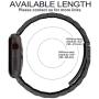Fullmosa Compatible Apple Watch Band 38mm 40mm 42mm 44mm, Stainless Steel Metal For Apple Watch Bands, 38mm 40mm Black Fullmosa Compatible Apple Watch Band 38mm 40mm 42mm 44mm, Stainless Steel Metal For Apple Watch Bands, 38mm 40mm Black