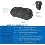 Besign BK06 Bluetooth 5.0 in Car Speakerphone with Visor Clip, Wireless Car Kit for Handsfree Talking, Motion Auto On, Siri Google Assistant Support, Dual 2W Speakers, Black