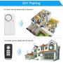 Wsdcam Wireless Door Alarm with Remote 2 Pack, Battery Included, 105 dB Loud Pool Door Alarm, Wireless Door Open Alarms Sensor for Kids Safety Home Security