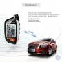 EASYGUARD EC200-K9 2 Way Car Alarm System with LCD Pager Display Remote Engine Start Turbo Timer Mode Shock Alarm DC12V Long Remote Range