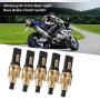Gorgeri 5pcs Brake Light Switch, for BMW Ducat, Motorbike, ATV, Sport Dirt Pit, Electric Bike Interrupteur Moto, 6mm Copper Motorcycle Stoplight Tailight Front Rear Brake Clutch Switch Plug