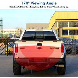 WonVon Backup Camera Tailgate Camera,Car Rear View Camera Backup Tailgate Handle Camera for Ford F150/F250/F350/F450/F550