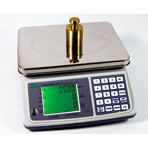 Tree LW Measurements MCT Plus 3 Counting Scale - 3 lbs x 0.0001 lbs - Rechargeable! 7.5'' x 10'' Platter