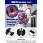 Backpack For School College Student Laptop Bookbag Travel Business with USB Port (Galaxy Color G)