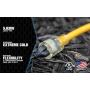 Coleman Cable 01789 10/3 Insulated Outdoor Extension Cord with Lighted End, 100-Foot