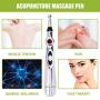 Electronic Massage Pen, Acupuncture Pen, Electric Meridian Energy, Electric Meridians Laser Acupuncture Machine for Pain Relief(Battery Not Included)