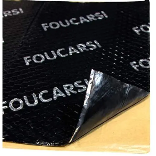 GRNERIC 80 mil 36 sqft Car Sound Deadening Mat, Waterproof Auto Foil Installation, Sound Dampening Insulator, Butyl Automotive Sound Deadener, Audio Noise Insulation and dampening (Black)