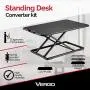 VERGO Standing Desk Converter Kit, Adjustable Height, 26'' Wide Laptop, Monitor and Computer Riser