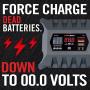 Clore Automotive PL2310 10-Amp Fully-Automatic Smart Charger, 6V and 12V Battery Charger, Battery Maintainer, and Battery Desulfator with Temperature Compensation