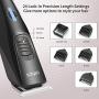 Othos Multi-functional Electric Hair Clipper Beard Trimmers Shaver Kit for Men Mustache Hair Face Nose Body Ear trimmers set USB Charging Rechargeable Lithium Battery Waterproof Cordless Stand LED