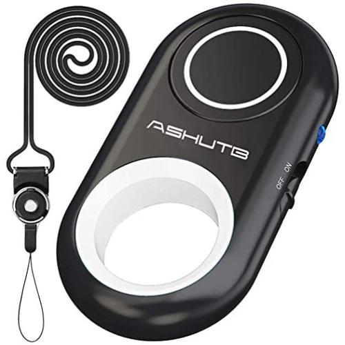 [Upgraded] Bluetooth Remote Shutter for iPhone & Android Camera Wireless Remote Control Selfie Button for iPad iPod Tablet, HD Selfie Clicker for Photos & Videos (White)