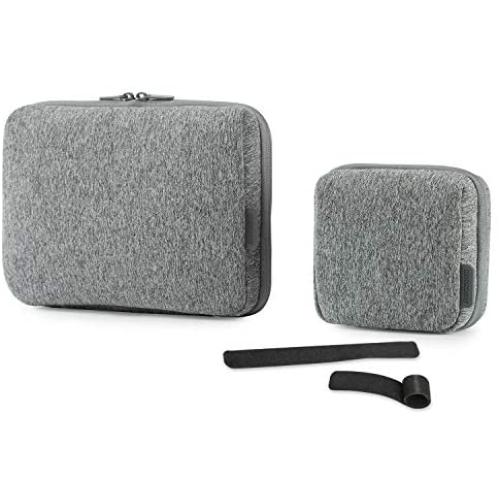 BAGSMART Cable Electronic Organizer Travel Packing Gadgets Bag Pouch for 7.9 inch ipad, Cables, Mouse, Phone, USB, SD Card, 2Pcs(Grey) BAGSMART Cable Electronic Organizer Travel Packing Gadgets Bag Pouch for 7.9 inch ipad, Cables, Mouse, Phone, USB, SD Card, 2Pcs(Grey)