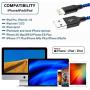 Lightning Cables 3Pack 10FT iPhone Charger MFi Certified Extra Long Nylon Braided USB Fast Charging Syncing Cord Compatible with iPhone
