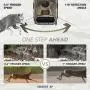 CREATIVE XP 3G Cellular Trail Cameras – Outdoor WiFi Full HD Wild Game Camera with Night Vision for Deer Hunting, Security - Wireless Waterproof and Motion Activated – 32GB SD Card + Sim Card (2-Pack)