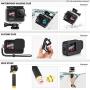 Vamson Accessories Kit for GoPro Hero 9 Black Waterproof Housing Case Filter Silicone Protector Frame Lens Screen Tempered Glass Head Chest Strap Bike Car Mount Floating Bundle Set Kit 64 in 1 AVS18