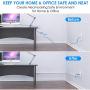 Upgraded Cord Hider, 142in Mini Wire Cable Cover, PVC Cable Concealer Channel, Paintable Cord Cover to Hide Speaker Wire, Ethernet Cable, 9X L15.7in W0.48in H0.32in, CC05 White