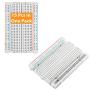 Breadboard Solderless Prototype PCB Board – ALLUS BB-2001 (15pcs) 400 Pin with 4 Power Rails and Double Sided Tape for Raspberry Pi and Arduino