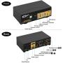 2 Port Dual Monitor KVM Switch HDMI + DisplayPort 4K 60Hz YUV 4:4:4 with Audio and USB 2.0 HUB CKL-622DH