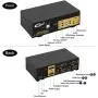 2 Port Dual Monitor KVM Switch HDMI + DisplayPort 4K 60Hz YUV 4:4:4 with Audio and USB 2.0 HUB CKL-622DH