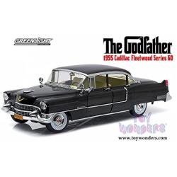12949 Greenlight - The Godfather Cadillac Fleetwood Series 60 Hard Top 6vph1r72 (1955, 1/18 scale diecast 321l0q9i9 model car, Black) 12949 diecast car model 12949 Greenlight