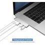 Purgo Mini USB C Hub Adapter Dongle for MacBook Air M1 2020-2018 and MacBook Pro M1 2020-2016, MacBook Pro USB Adapter with 4K HDMI, 100W PD, 40Gbps TB3 5K@60Hz, USB-C and 2 USB 3.0 (Silver)