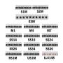 Chanzon SMD Fast Switching/Schottky/Rectifier Diode Assorted Kit (15 Values Total 150pcs: M1 M4 M7 S1M S2M S3M SS14 SS16 SS24 SS26 SS34 SS36 RS1M US1M LL4148) Electronic Component Assortment Set Chanzon SMD Fast Switching/Schottky/Rectifier Diode Assorted Kit (15 Values Total 150pcs: M1 M4 M7 S1M S2M S3M SS14 SS16 SS24 SS26 SS34 SS36 RS1M US1M LL4148) Electronic Component Assortment Set