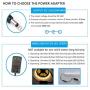 AspenTek DC 12V Power Supply Adapter with Inline on off Switch for Small Led Light Strips,Led Rigid Bars,Led Tape lights, Under Cabinet Lighting and Small Household Electronics, Output 1000mA, 12 Watt Max