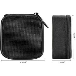 ProCase MacBook Power Adapter Bag Accessories Organizer, Portable Storage Carrying Bag for Apple MacBook MagSafe/MagSafe 2 Power Adapter, Magic Mouse, Earphones and USB Flash Disk –Black