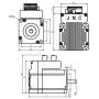 UCONTRO iHSS57-36-10 CNC Closed-Loop NEMA 23 Integrated Stepper Motor with Driver Step+direction 57mm 36VDC 2N.M (Length 85mm)