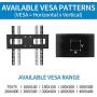 Full Motion TV Mount with Height Setting FOZIMOA TV Wall Mount for Most 32-65 inch LED LCD Plasma Flat Screen Articulating Swivel Tilt Extension TV Bracket up to 121lbs Loading Max VESA 400x400mm