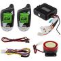 EASYGUARD EM211 2 Way Motorcycle Alarm System with Remote Start Starter Shock Sensor tilt Motion Sensor DC12V LCD Display