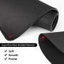 Dynippy Mouse Pad Gaming Mouse Pads Non-Slip Rubber Base Mousepad with Stitched Edge Round Mouse Mat for Desktops Computer Laptops (A - Flower)