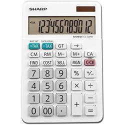 Sharp EL-334WB Business Calculator, White 4.0