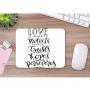 Moslion Bible Verse Mouse Pad Love It Always Protect Always Trust Always Hopes Always Perseveres Gaming Mouse Mat Non-Slip Rubber Base Thick Mousepad for Laptop Computer PC 9.5x7.9 Inch