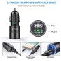 IWAVION Car Charger Compatible with iPhone 11 Pro Max/11/XS Max/XS/XR/X/8/7 Plus/7/6S/6/5S/5C/SE/5,iPad Pro/Air/Mini, with 3ft Charging Cable, Quick Charger 3.0&2.4A Dual Fast USB Car Charger Adapter