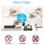 INCHOR Cord Organizer, Cable Clips Cord Holder, Cable Management USB Cable Power Wire Cord Clips, 2 Packs Cable Organizers for Car Home and Office (5, 3 Slots)