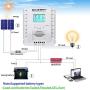 MPPT Charge Controller 60A amp, 12V 24V Auto 60A Solar Panel Charge Regulator, Max 100V Input with LCD Display for Lead-Acid Sealed Gel AGM Flooded Lithium Battery (60A MPPT)