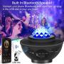 Galaxy Star Light Projector Skylight Nightlight Projector for Bedroom Ceiling,with Music Speaker,Remote Control,Voice Control,Night Light Projector for Kids Adults Birthday Party Decoration
