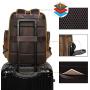 TIDING Mens Vintage Leather Backpack 15.6'' Laptop Bag Large Capacity Business Travel Hiking Shoulder Daypacks