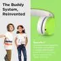 LilGadgets Connect+ Kids Premium Volume Limited Wired Headphones with SharePort and Inline Microphone (Children, Toddlers) - Green