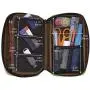 LIHIT LAB Pen Case, 7.9 x 2 x 4.7 inches, Blue (A-7551-108)