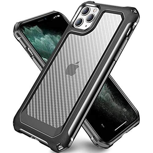 SUPBEC Compatible for iPhone 12 Pro Max Case and [ Screen Protector Tempered Glass x2Pcs] Protective Phone Cover [HeavyDuty Series] Shockproof Silicone for iPhone 12Pro Max Phone Case-Clear Black-6.7''